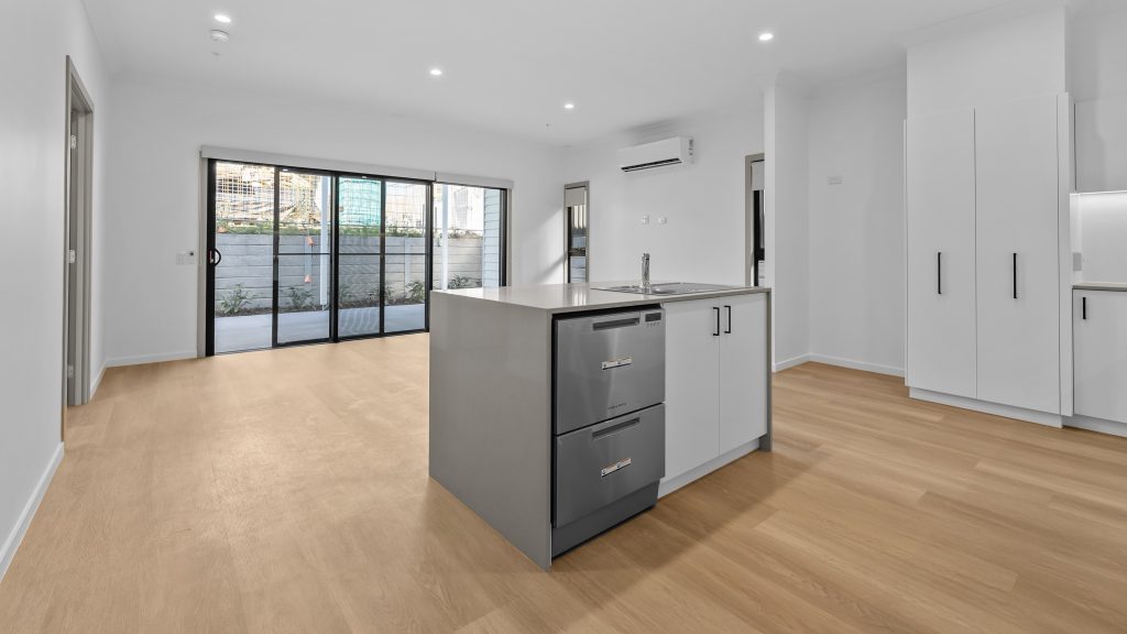 SDA Home, view from the kitchen to the dining